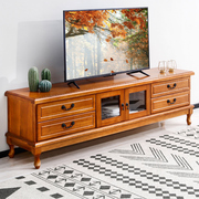 实木电视柜迷你地柜茶几电视，机柜组合小户型简约现代客厅家具