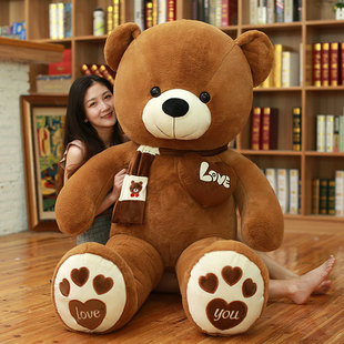 1.6毛绒玩具泰迪熊猫超大号，公仔抱抱熊布娃娃玩偶米大熊狗熊女孩2