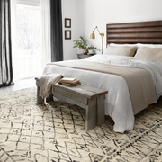土耳其进口简约现代地毯茶几客厅沙发抽象北欧地毯卧室床边的地垫