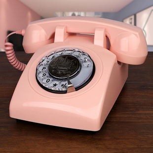 欧美仿古电话机欧式复古老式田园，家用无线插卡电信电话办公室座机
