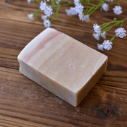 天然大马士革玫瑰精油牛奶，手工皂洁面皂冷制皂无色素香精防腐剂