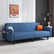客厅小户型科技布沙发出租房公寓简约轻奢现代懒人布艺折叠沙发床