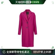 香港直邮Pinko 品高 女士单排扣长袖大衣
