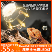 uva+uvb全光谱太阳灯蜥蜴陆龟加热爬宠虫灯泡乌龟晒背灯保温补钙