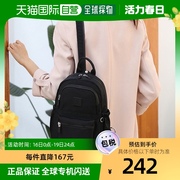 自营|miniministore女士，双肩背包黑色，拉链时尚通勤双肩包