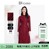 黛玛诗显瘦花裙子2024春季连衣裙精致优雅新中式蕾丝旗袍女