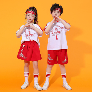 少年中国说演出服男童六一儿童表演服装女童幼儿园国风舞蹈服衣服