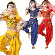 六一儿童肚皮舞舞台演出服 亮片女童节日舞蹈服 印度舞表演服套装