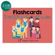 新加坡幼小衔接英语学习卡片 Flashcards Traditional Costumes 传统服装 英文原版 早教启蒙 亲子英语 4-6岁