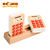 荷兰EDUCO无绳电话对讲机 仿真儿童过家家玩具角色模拟按键0-9数