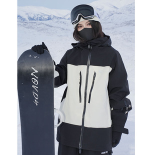 johnsnow单板滑雪服男女款双板，防水压胶，防风保暖美式外套上衣冬季
