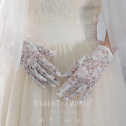 新娘结婚短款蕾丝手套婚纱礼服配饰影楼拍照饰品白色短款手套女