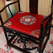 中式红木椅子太师椅坐垫沙发垫，定制实木家具茶桌，主人椅茶椅垫四季