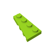 砖友moc41770小颗粒积木，单个散件中国积木零配件，2x4楔形板(左)