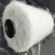 白色细线马海毛柔软舒适手工编织衣服外套马甲围巾线标价一斤