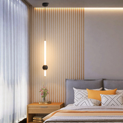 北欧卧室床头小吊灯现代简约极简单头客栈酒店客厅背景墙走廊吊灯