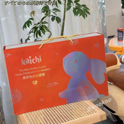 kaichi乖乖兔安抚套装婴幼儿宝宝新生儿礼盒安抚玩具摇铃牙胶礼盒