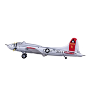 1 144二战飞机模型合金B17仿真美国轰炸机B-17空中飞行堡垒摆件