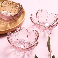 美容院精油瓶面膜碗玻璃化妆调配碟调膜碗创意家用樱花分装小碗