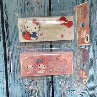 日本三丽鸥kitty便携棉签，盒牙线创口贴，首饰收纳盒随身卡通小盒子