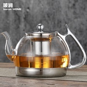 玻润电磁炉烧水壶耐热玻璃，电陶具过滤泡茶加热壶炉煮茶壶家用茶