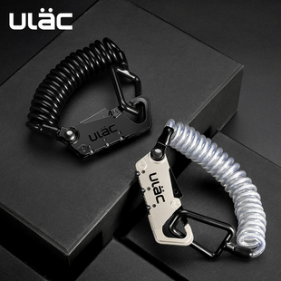 ulac优力头盔锁便携行李箱包婴儿车，锁公路自行车锁密码迷你钢缆锁