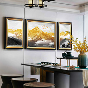 客厅装饰画美式沙发，背景墙壁画现代简美挂画玄关，金山油画欧式