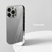 Tastecase镜子镜面适用于苹果iPhone15ProMax手机壳玻璃化妆镜简约时尚极简14/13/12/三星折叠ZFlip4/ZFold4