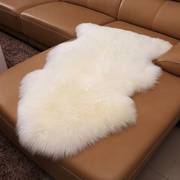 澳洲整张羊皮垫羊毛，沙发垫卧室床边欧式羊毛地毯，皮毛一体羊毛垫子