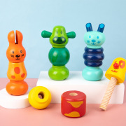 儿童拧螺丝玩具拆装1-2岁3宝宝形状配对积木螺母组装拆卸动手益智