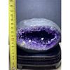 天然水晶紫晶洞聚宝盆紫水晶钱袋招财办公摆件礼物 一物一图