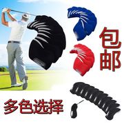 高尔夫铁杆套球杆帽套球杆，套10支装可视杆号定制logo个人用品
