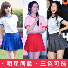 韩国女团学生啦啦操服装演出服明星同款少女时代足球宝贝拉拉服装