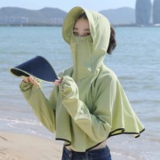 防晒衣女2023超火韩版短款长袖薄款防紫外线透气百搭宽松洋气
