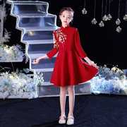 六一大合唱儿童唐装中式表演礼服女童改良款旗袍中国风演出服