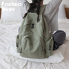 梵花不语时尚书包女大学生简约休闲双肩包设计(包设计)感小众轻便旅行背包
