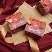 欧式ins结婚庆用品方形喜糖盒 创意婚礼伴娘送礼礼物糖果盒子