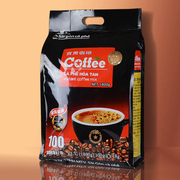 越南进口西贡炭烧100t原味50条3合1猫屎咖啡速溶特浓2合1