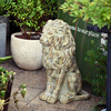 花园摆件庭院户外狮子，摆件装饰仿真动物，雕塑别墅门厅布景民宿院子