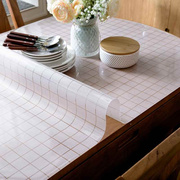 椭圆形桌布台布西餐桌布塑料桌罩餐垫防水防油可擦洗伸缩折叠桌布
