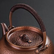 紫铜水壶烧水壶大容量铜制，煮茶壶泡，茶壶手工加厚铜壶电陶炉沏茶壶