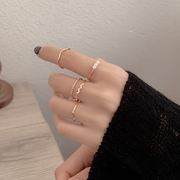 套装戒指女小众设计感复古冷淡指环2022年潮时尚食指尾戒配饰