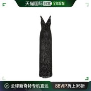 香港直邮Fendi V领无袖长款连衣裙 FDB998AKT0