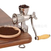 新销手摇咖啡磨豆机手动磨粉机，不锈钢固定花椒，芝麻胡椒研磨器品