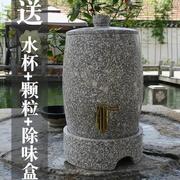 特级麦饭石水缸水桶天然储水罐非紫砂，生泉器抽水纯天然水嘴