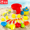 儿童沙滩玩具车套装海边沙漏，宝宝玩沙子挖沙小铲子和桶决明子工具