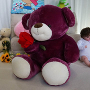 抱抱熊 玫瑰泰迪熊毛绒玩具 大熊猫公仔 布娃娃大胖熊圣诞节礼物