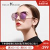 海伦凯勒太阳镜女防紫外线偏光镜墨镜女显瘦大框眼镜H8618