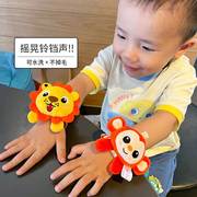 宝宝手腕铃 婴儿手摇铃玩具安抚手戴铃铛手腕带响铃圈玩偶0-1-2岁