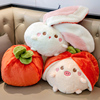 可爱小兔子玩偶毛绒玩具柿子猪猪，公仔女生抱枕柿柿如意摆件布娃娃
